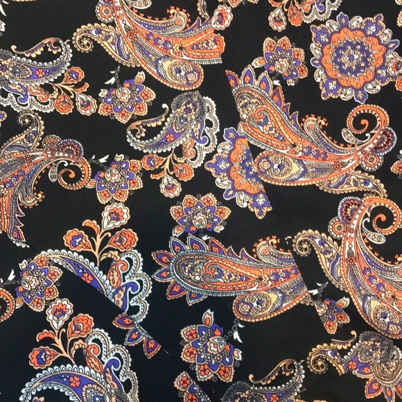 Paisley Black Lush Mini Skirt XS - Picture 6 of 6